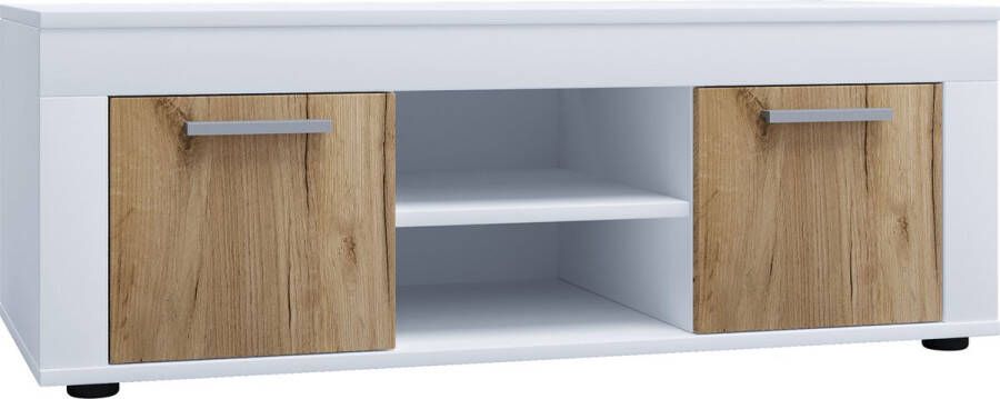 Vcm Houten TV lowboard Meubel TV meubel Tafel Console TV tafel breedte 102 cm Usilo L Houten TV lowboard Meubel TV meubel Tafel Console TV tafel breedte 102 cm Usilo L - Foto 3