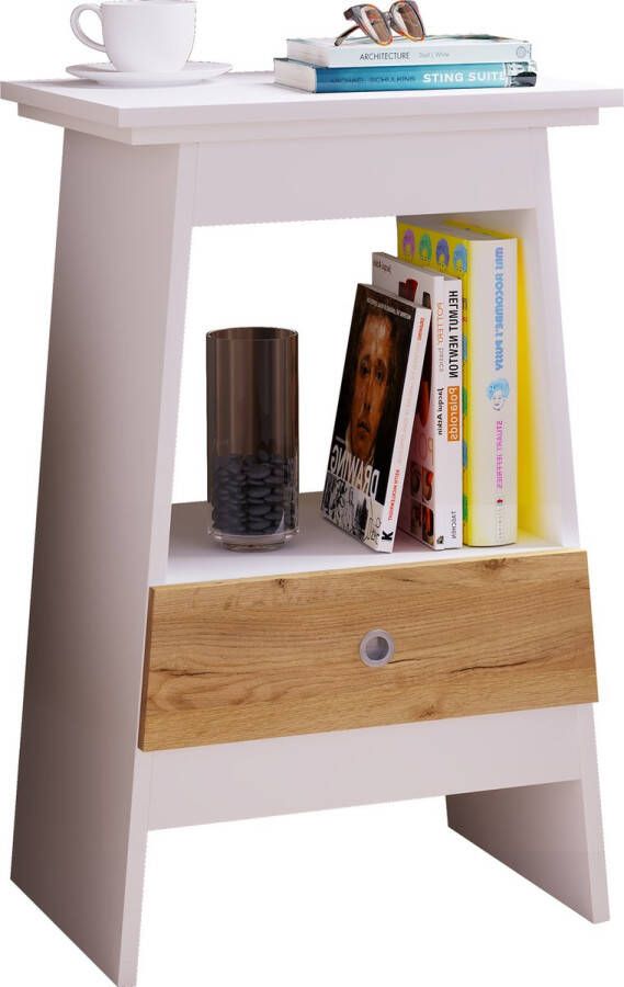 Vcm Houten bijzettafel salontafel banktafel nachtkastje woonkamertafel salontafel Spidali Houten bijzettafel salontafel banktafel nachtkastje woonkamertafel salontafel Spidali