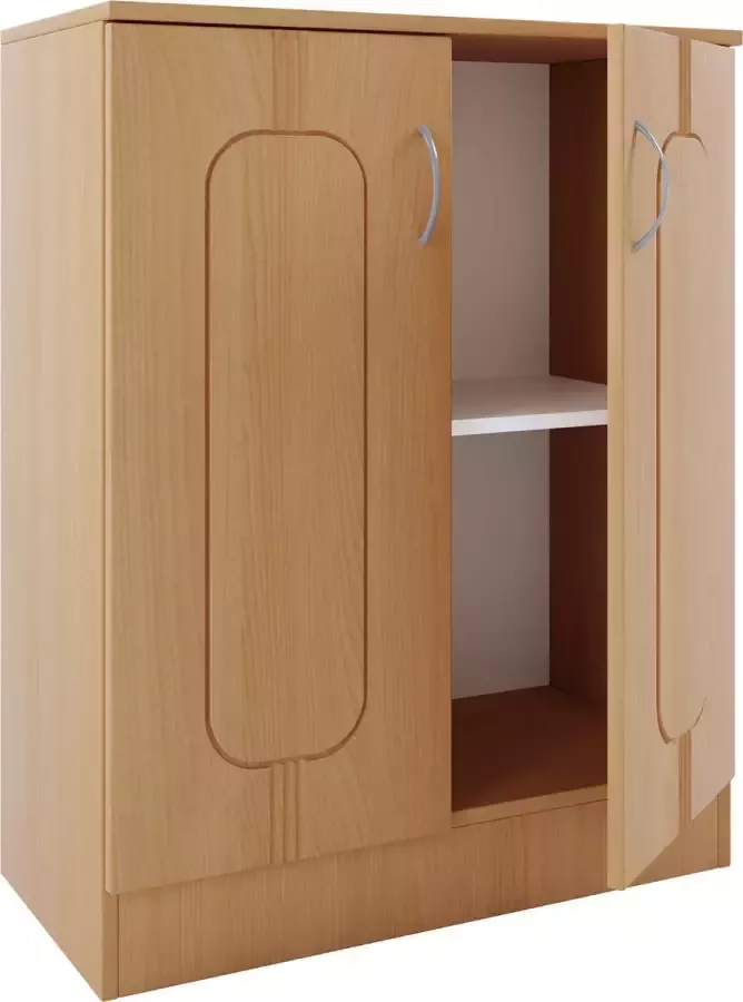 Vcm Houten ladekast dressoir dressoirkast Balia 2 draaideuren Houten ladekast dressoir dressoirkast Balia 2 draaideuren