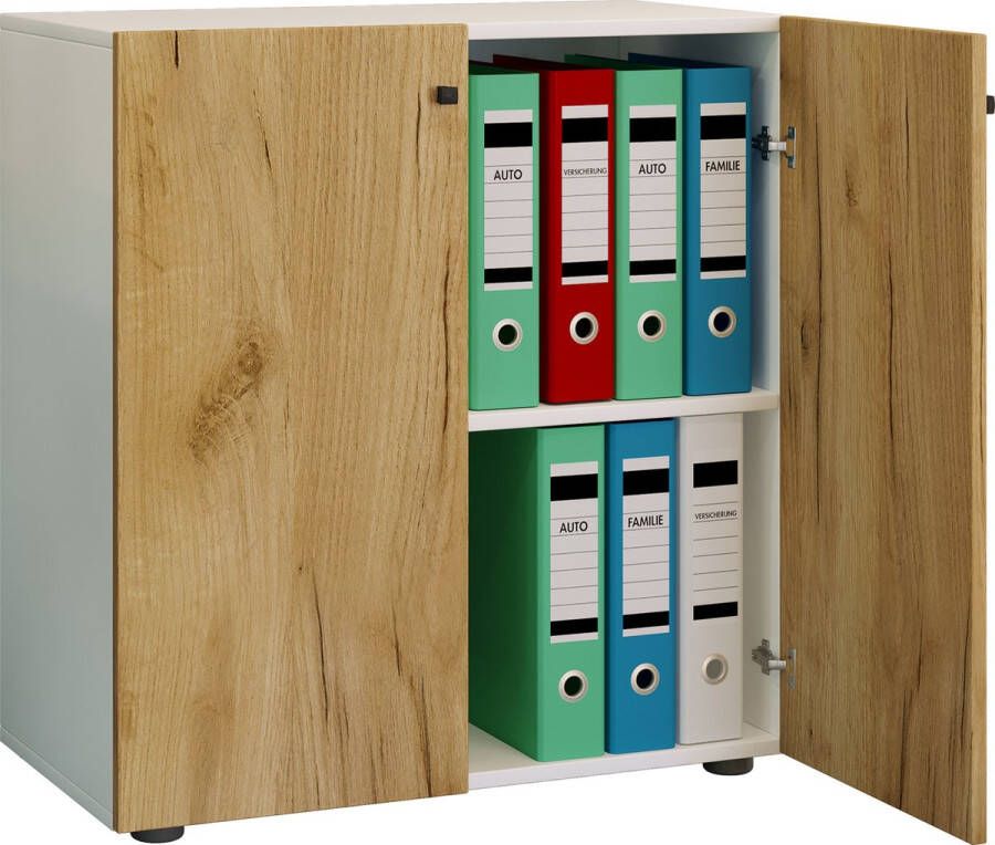Vcm Kantoorkast Boeken Mappen Archiefkast Kantoormeubelen Kast Lona 2-voudige draaideuren Kantoorkast Boeken Mappen Archiefkast Kantoormeubelen Kast Lona 2-voudige draaideuren - Foto 2