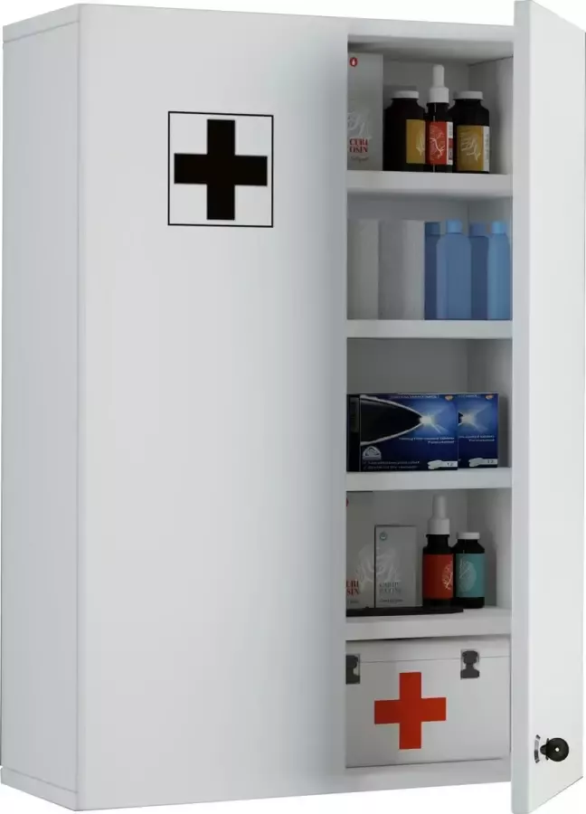 Vcm Medicijnkast Apothekerskast Wandkast afsluitbaar Medasa Medicijnkast Apothekerskast Wandkast afsluitbaar Medasa