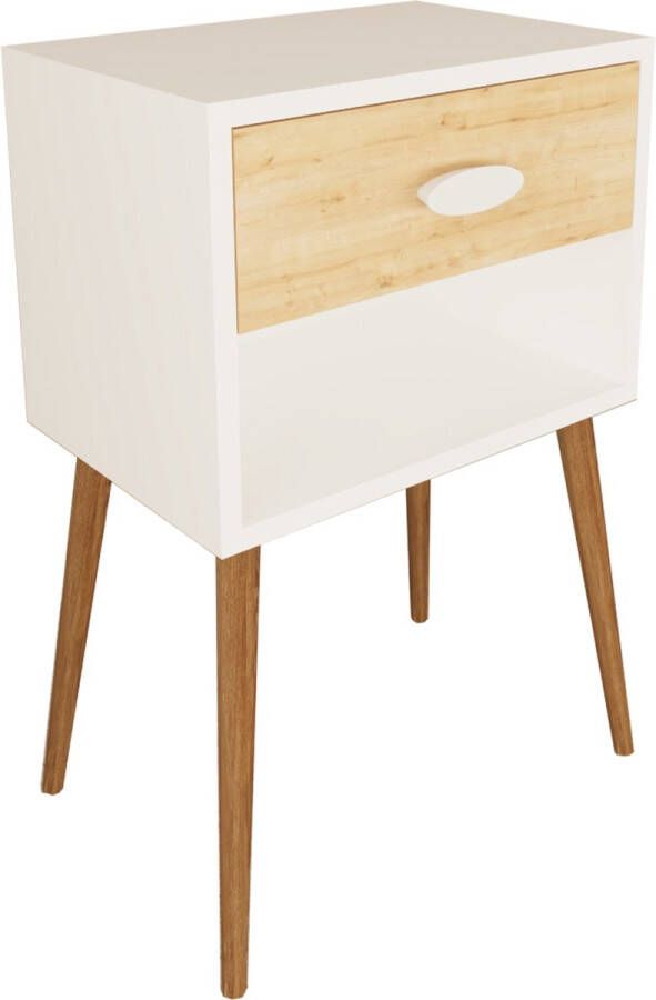 Vcm Nachtkastje Bijzettafel Lade Console Boxspring Nachtkastje Singol XL Nachtkastje Bijzettafel Lade Console Boxspring Nachtkastje Singol XL