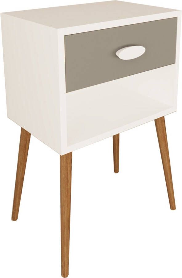 Vcm Nachtkastje Bijzettafel Lade Console Boxspring Nachtkastje Singol XL Nachtkastje Bijzettafel Lade Console Boxspring Nachtkastje Singol XL