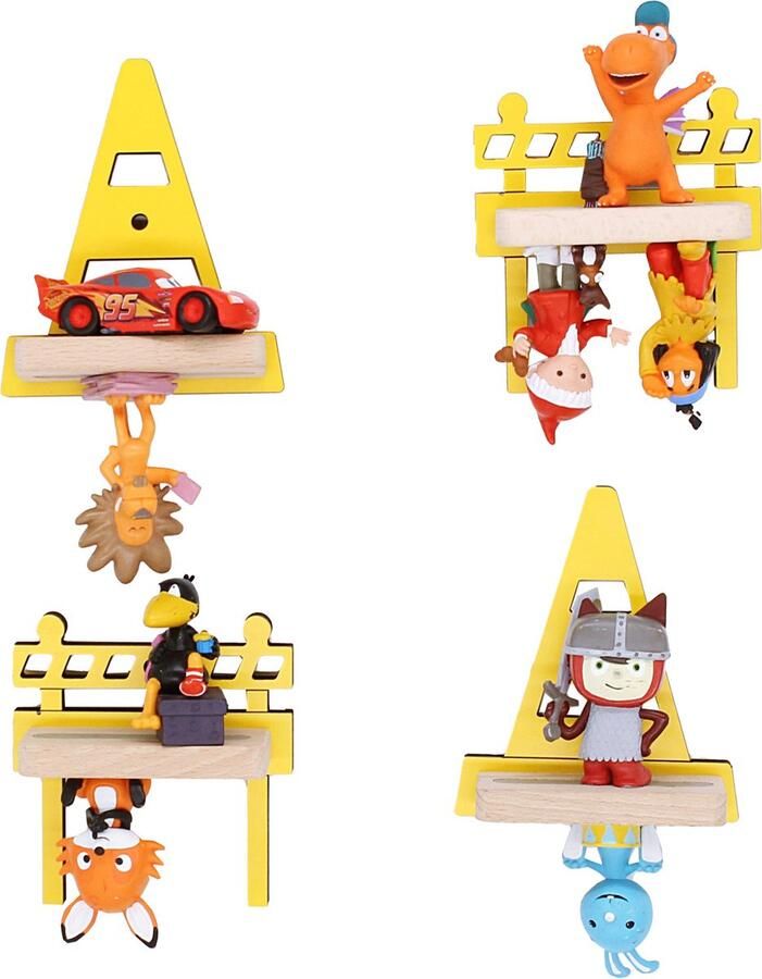 BOARTI Houten bouwplaats set kinderplankje Toniebox figuren wandplank Tonies muziekdoosje Houten bouwplaats set kinderplankje Toniebox figuren wandplank Tonies muziekdoosje