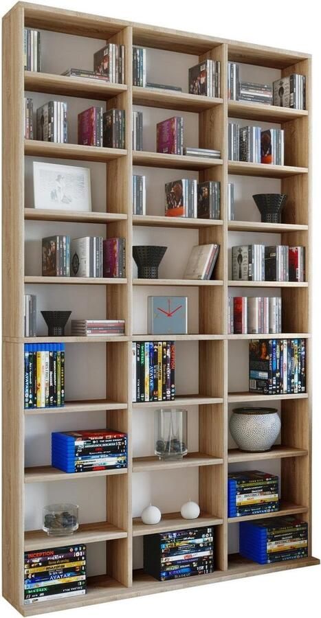 Vcm Houten CD DVD plank Boekenkast Media plank Kamerscherm Decoratieve plank Megosa L Houten CD DVD plank Boekenkast Media plank Kamerscherm Decoratieve plank Megosa L