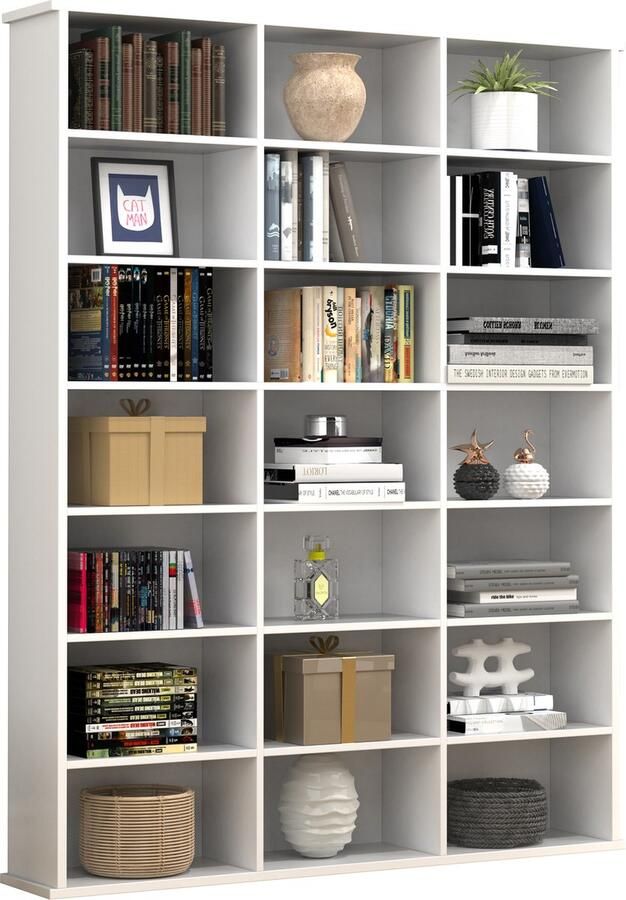 Vcm Houten CD DVD plank Boekenplank Media plank Kamerscherm Decoratieve plank Megosa M Houten CD DVD plank Boekenplank Media plank Kamerscherm Decoratieve plank Megosa M