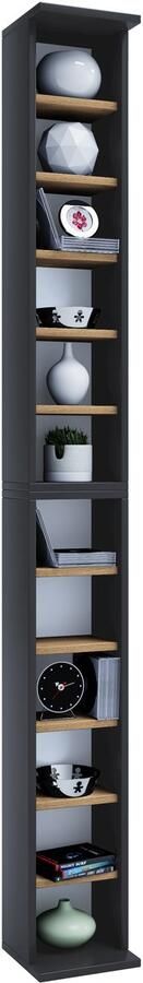 Vcm Houten CD DVD standaard Opbergrek Boekenplank Decoratieve plank Bigol Houten CD DVD standaard Opbergrek Boekenplank Decoratieve plank Bigol