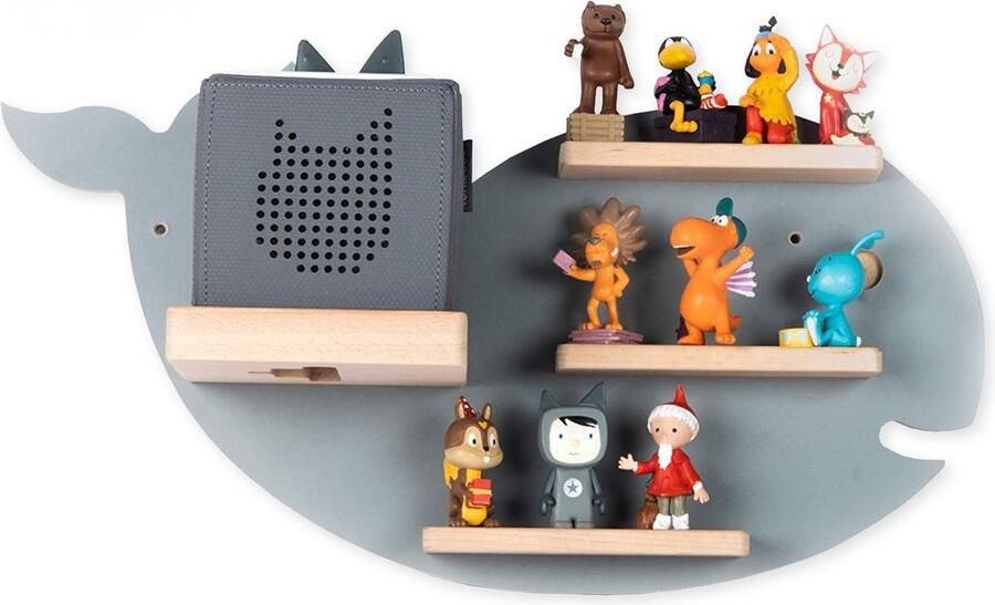 BOARTI Houten dieren walvis kinderen plank Toniebox figuren wandplank Tonies muziekdoos Houten dieren walvis kinderen plank Toniebox figuren wandplank Tonies muziekdoos