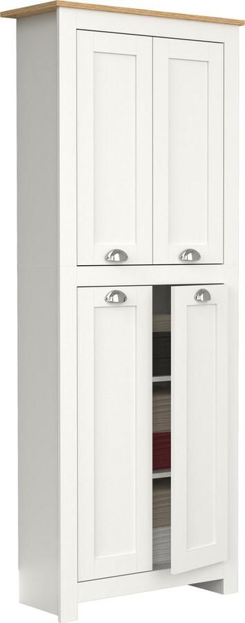 Vcm Houten gangkast Multifunctionele kast Gangkast Garderobekast Badkamermeubel Kast Balusa Houten gangkast Multifunctionele kast Gangkast Garderobekast Badkamermeubel Kast Balusa