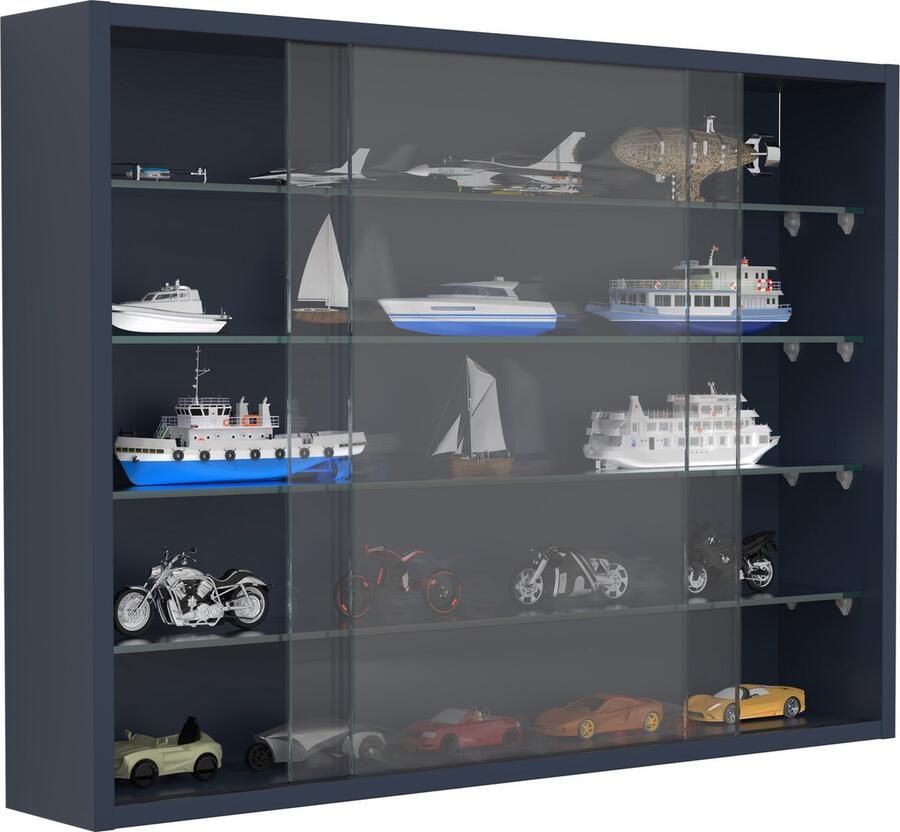 Vcm Houten glazen opknoping vitrinekast Muur vitrinekast Collectible decoratieve verzamelaar vitrinekast Drivalo L Houten glazen opknoping vitrinekast Muur vitrinekast Collectible decoratieve verzamelaar vitrinekast Drivalo L