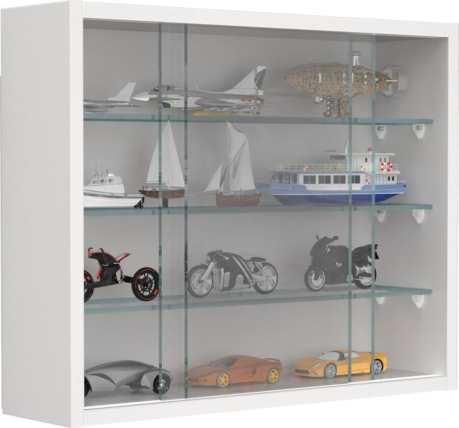 Vcm Houten glazen opknoping vitrinekast Muur vitrinekast Collectible decoratieve verzamelaar vitrinekast Drivalo S Houten glazen opknoping vitrinekast Muur vitrinekast Collectible decoratieve verzamelaar vitrinekast Drivalo S