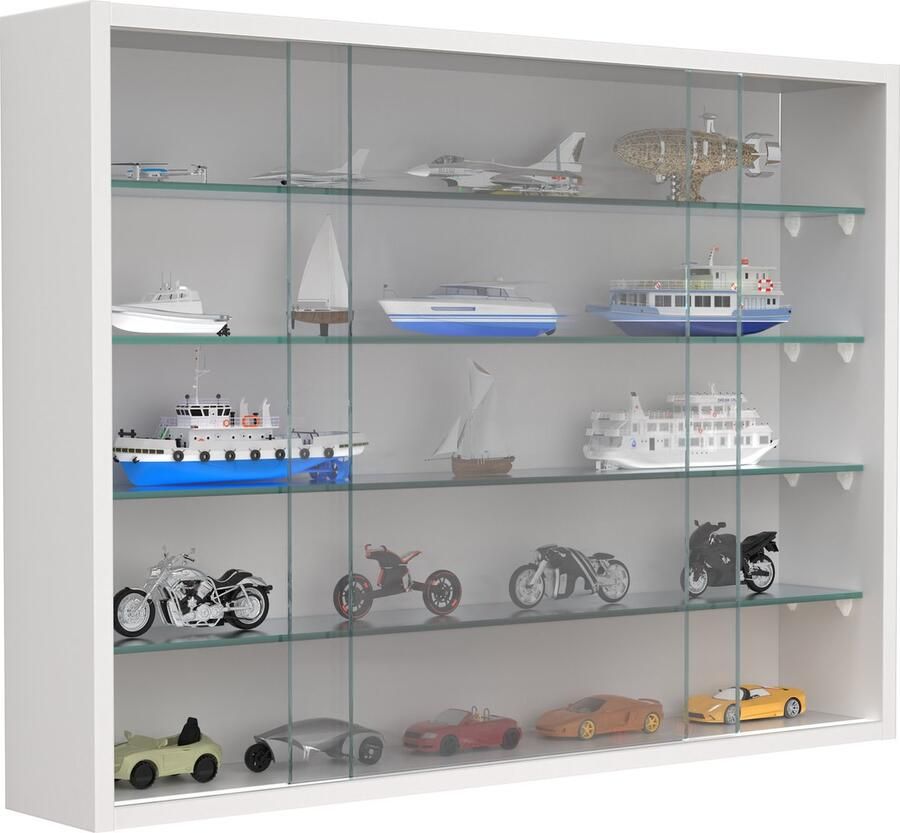 Vcm Houten glazen opknoping vitrinekast Muur vitrinekast Collectible decoratieve verzamelaar vitrinekast Drivalo L Houten glazen opknoping vitrinekast Muur vitrinekast Collectible decoratieve verzamelaar vitrinekast Drivalo L