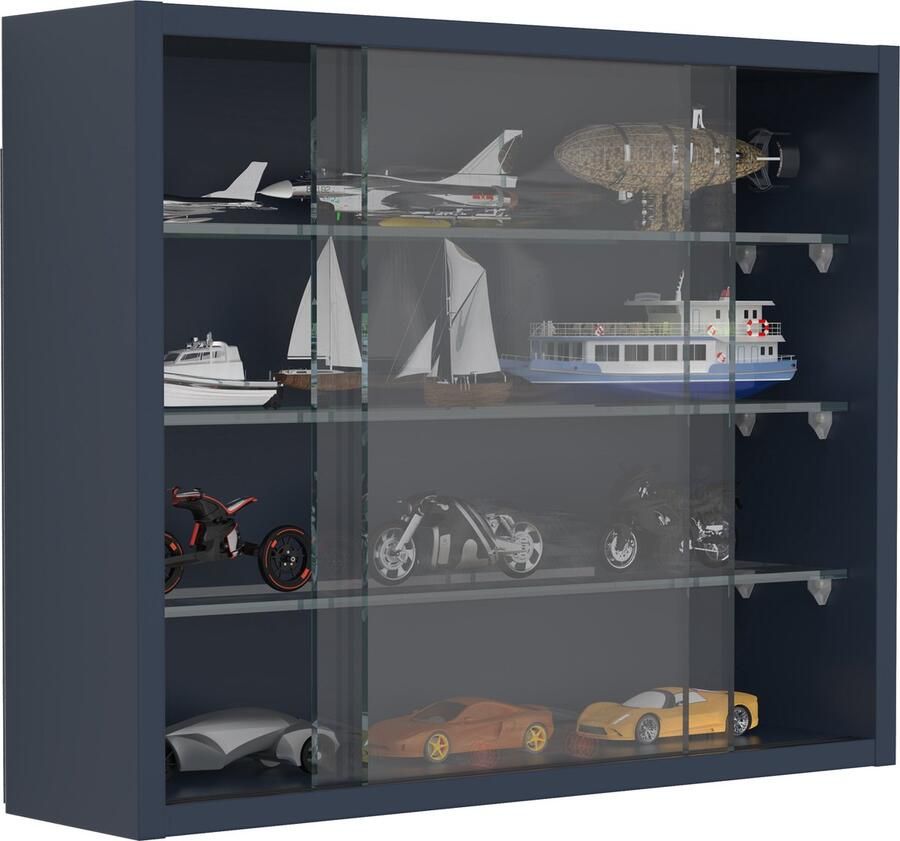 Vcm Houten glazen opknoping vitrinekast Muur vitrinekast Collectible decoratieve verzamelaar vitrinekast Drivalo S Houten glazen opknoping vitrinekast Muur vitrinekast Collectible decoratieve verzamelaar vitrinekast Drivalo S