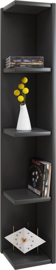 Vcm Houten hoekplank Standopslag Standplank Boekenplank Decoratieve plank Honsa Houten hoekplank Standopslag Standplank Boekenplank Decoratieve plank Honsa - Foto 1