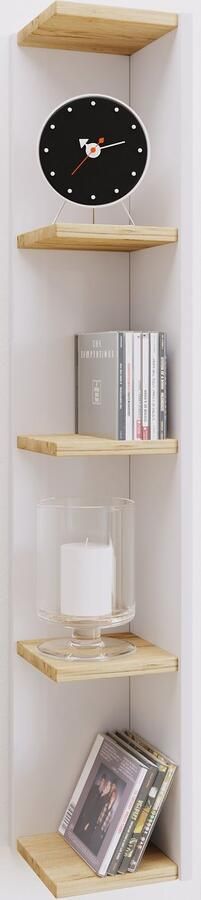 Vcm Houten hoekplank Standopslag Standplank Boekenplank Decoratieve plank Honsa Houten hoekplank Standopslag Standplank Boekenplank Decoratieve plank Honsa