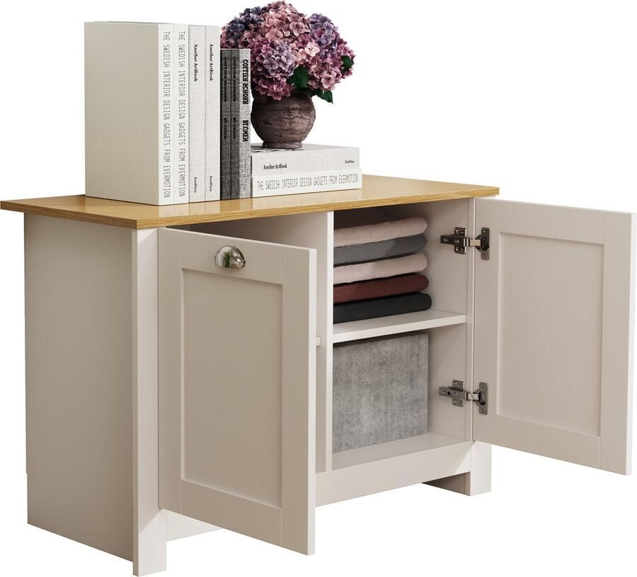 Vcm Houten ladekast Dressoir Badkamermeubel Dressoir Garderobe Halmeubel Lade Balusa M Houten ladekast Dressoir Badkamermeubel Dressoir Garderobe Halmeubel Lade Balusa M