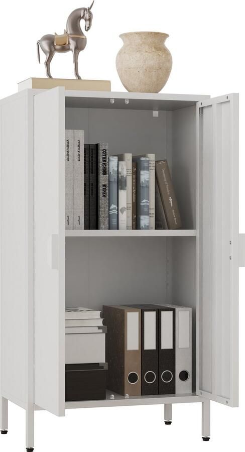 Vcm Houten ladekast dressoir highboard dressoirkast draaideuren Flokas M Houten ladekast dressoir highboard dressoirkast draaideuren Flokas M