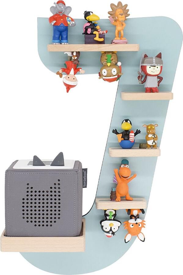 BOARTI Houten letter J kinderplankje Toniebox figuren wandplank Tonies muziekdoosje Houten letter J kinderplankje Toniebox figuren wandplank Tonies muziekdoosje