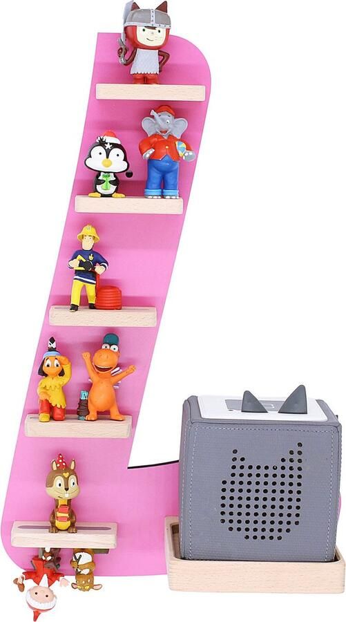 BOARTI Houten letter L kinderplankje Toniebox figuren wandplank Tonies muziekdoosje Houten letter L kinderplankje Toniebox figuren wandplank Tonies muziekdoosje