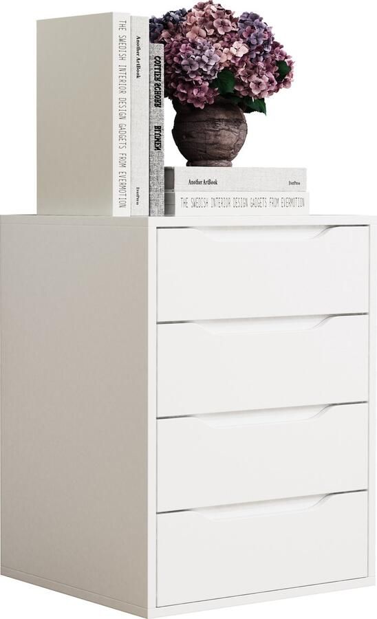 Vcm Houten nachtkastje Bijzettafel Lade Console Nachtkastje Malira M Houten nachtkastje Bijzettafel Lade Console Nachtkastje Malira M