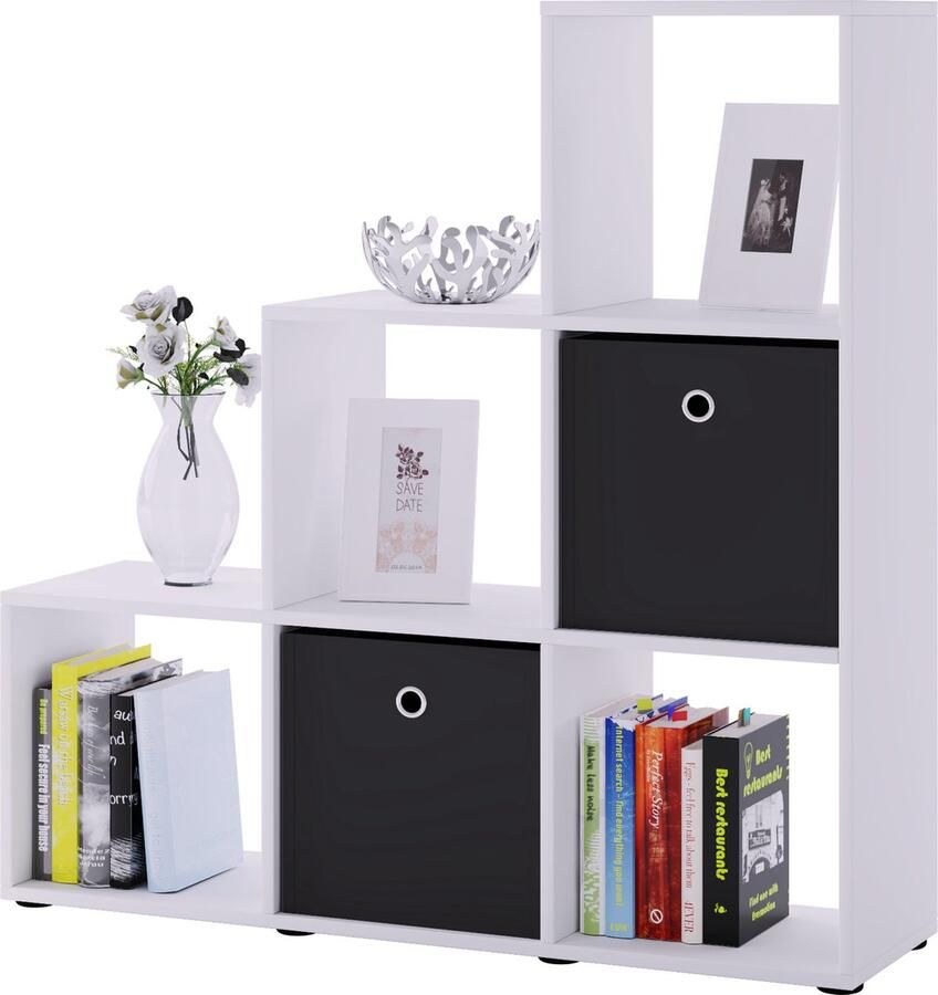 Vcm Houten trapplank Opstapplank Kubus Staande plank Kamerscherm 6 vakken Nitas Houten trapplank Opstapplank Kubus Staande plank Kamerscherm 6 vakken Nitas