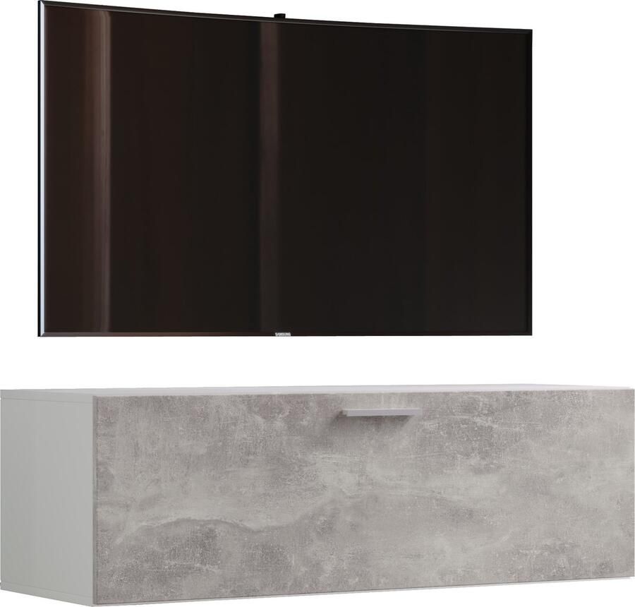 Vcm Houten TV wandplank Hangend lowboard TV meubel Hangend wandmeubel Tafel Fernso Houten TV wandplank Hangend lowboard TV meubel Hangend wandmeubel Tafel Fernso