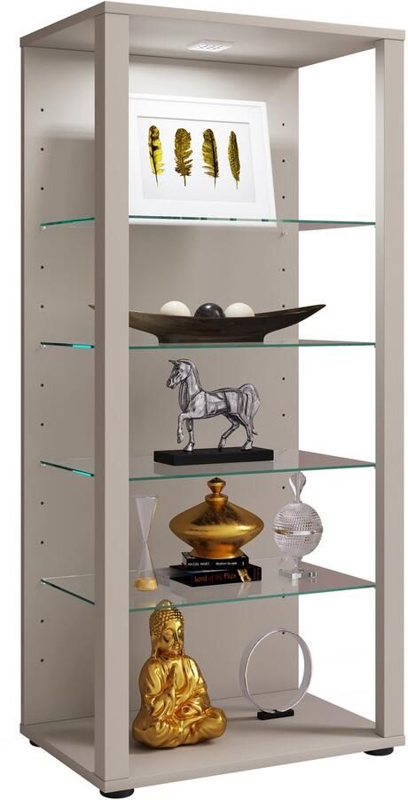 Vcm Houten vitrinekast Glazen vitrinekast Staande vitrinekast Glasol lll Houten vitrinekast Glazen vitrinekast Staande vitrinekast Glasol lll