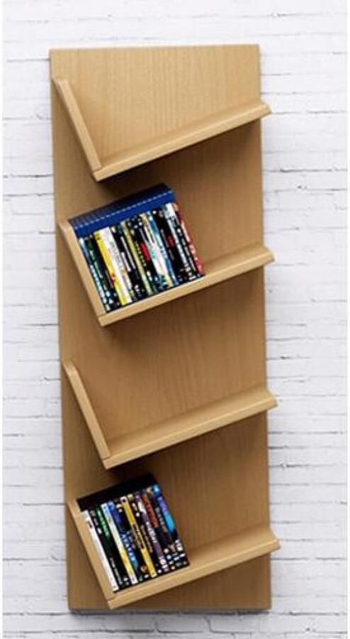 Vcm Houten wandplank Hangende plank Boekenplank Wandplank Deco plank Lansi Mini Houten wandplank Hangende plank Boekenplank Wandplank Deco plank Lansi Mini - Foto 3