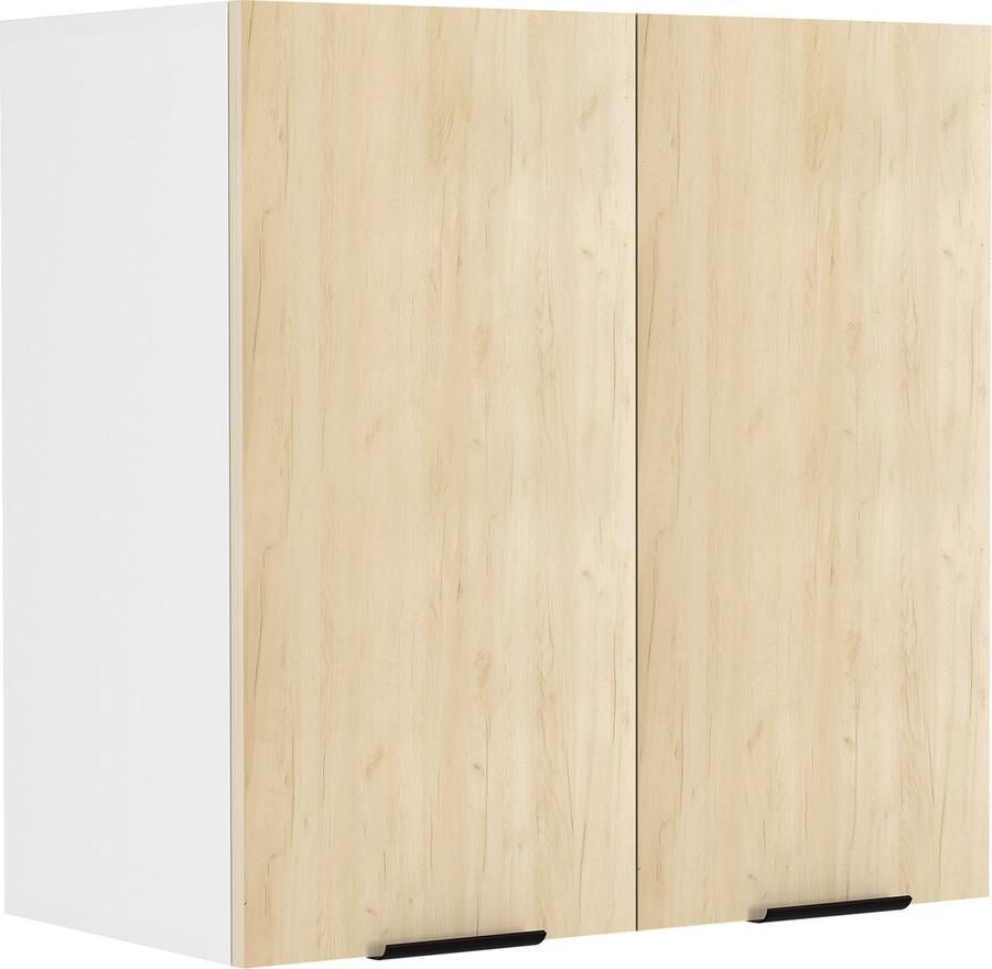 Vcm keukenkast breedte 60 cm houten deur wandkast keuken keukenmeubel Fasola keukenkast breedte 60 cm houten deur wandkast keuken keukenmeubel Fasola