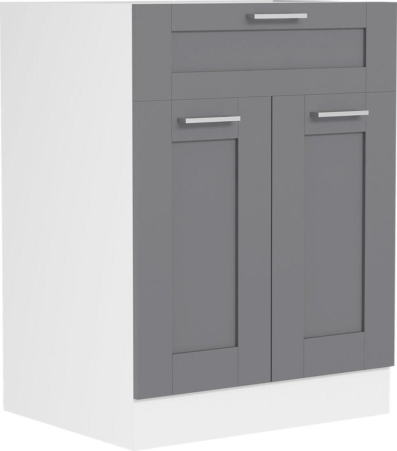 Vcm keukenkast breedte 60 cm ladeblok keuken keukenmeubelen landhuis Colura keukenkast breedte 60 cm ladeblok keuken keukenmeubelen landhuis Colura