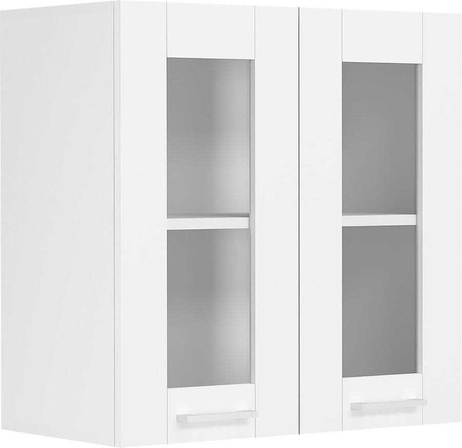 Vcm keukenkast breedte 80 cm glazen deur wandkast glazen keuken meubels landhuis Colura keukenkast breedte 80 cm glazen deur wandkast glazen keuken meubels landhuis Colura