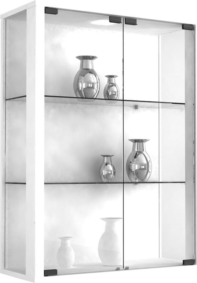Vcm Muurvitrinekast Hangende vitrinekast Glazen vitrinekast Muurvitrinekast Glas Udina Muurvitrinekast Hangende vitrinekast Glazen vitrinekast Muurvitrinekast Glas Udina - Foto 3
