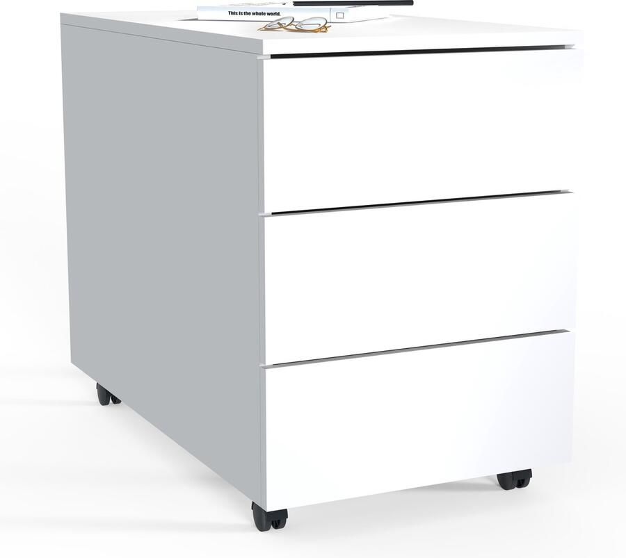 Vcm Verrijdbaar ladeblok Zijkant ladeblok Kantoor ladeblok Wielen verrijdbaar Dalosa 3 lade Verrijdbaar ladeblok Zijkant ladeblok Kantoor ladeblok Wielen verrijdbaar Dalosa 3 lade - Foto 3