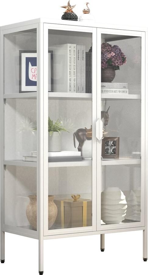 Vcm stalen vitrinekast Glazen vitrinekast Staande vitrinekast 110x60x35 Floka M stalen vitrinekast Glazen vitrinekast Staande vitrinekast 110x60x35 Floka M