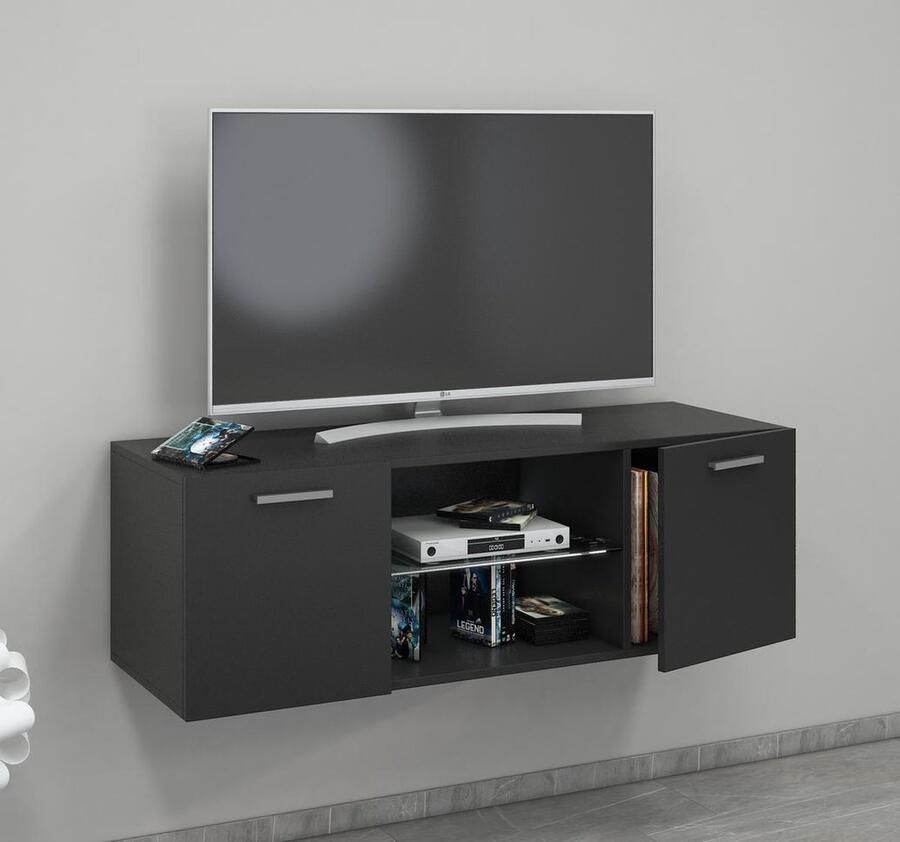 Vcm Houten TV Wandkast Hangend Lowboard TV Kabinet Hangend Wandkast Tafel Jusa Houten TV Wandkast Hangend Lowboard TV Kabinet Hangend Wandkast Tafel Jusa - Foto 5