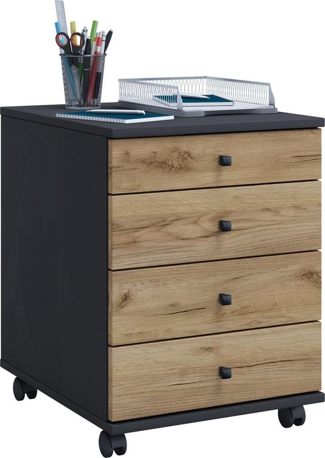 Vcm Verrijdbaar ladeblok Zijkant ladeblok Kantoor ladeblok Wielen oprolbaar Lade Lona Verrijdbaar ladeblok Zijkant ladeblok Kantoor ladeblok Wielen oprolbaar Lade Lona - Foto 2