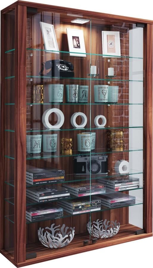 Vcm Wandvitrinekast Hangende vitrinekast Glazen vitrinekast Wandvitrinekast Glas Vitrosa Mini Wandvitrinekast Hangende vitrinekast Glazen vitrinekast Wandvitrinekast Glas Vitrosa Mini - Foto 2