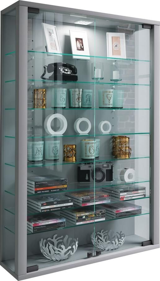 Vcm Wandvitrinekast Hangende vitrinekast Glazen vitrinekast Wandvitrinekast Glas Vitrosa Mini Wandvitrinekast Hangende vitrinekast Glazen vitrinekast Wandvitrinekast Glas Vitrosa Mini - Foto 2