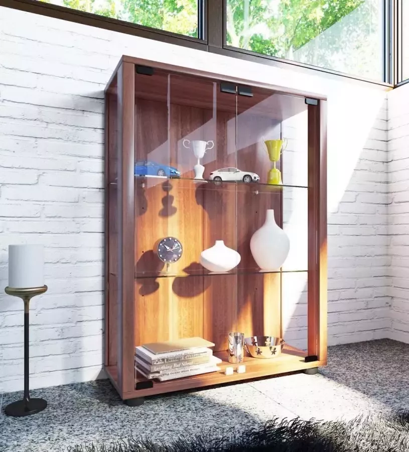 Vcm Vitrinekast verzamelkast Sintalo LED verlichting noten