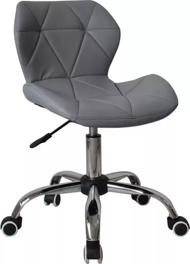 VDD Gaming Bureaustoel modern design directiestoel hoogte verstelbaar grijs - Foto 1