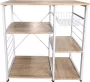 VDD Industrial Vintage Design Keukenkast Stoer sidetable industrieel design wit - Thumbnail 1