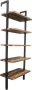 VDD Industrial Vintage Design Wandkast wandrek ladder Stoer metaal hout industrieel design open boekenkast 184 cm hoog - Thumbnail 1