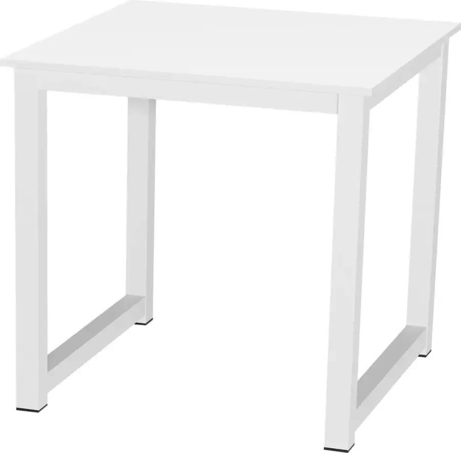 VDD Keukentafel bureau tafel 75 cm x 75 cm wit