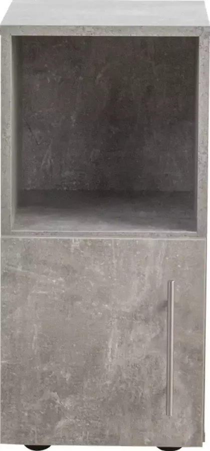 VDD Nachtkastje halkastje 64 cm hoog industrieel grijs beton kleurig - Foto 1
