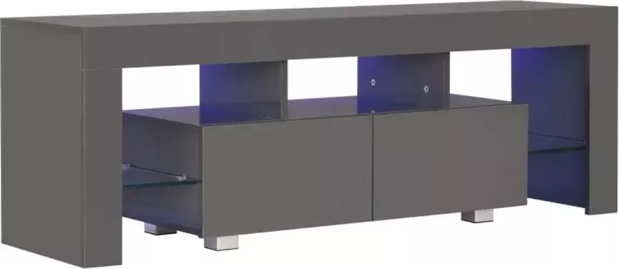 VDD TV meubel kast Hugo dressoir led verlichting 140 cm breed grijs - Foto 1