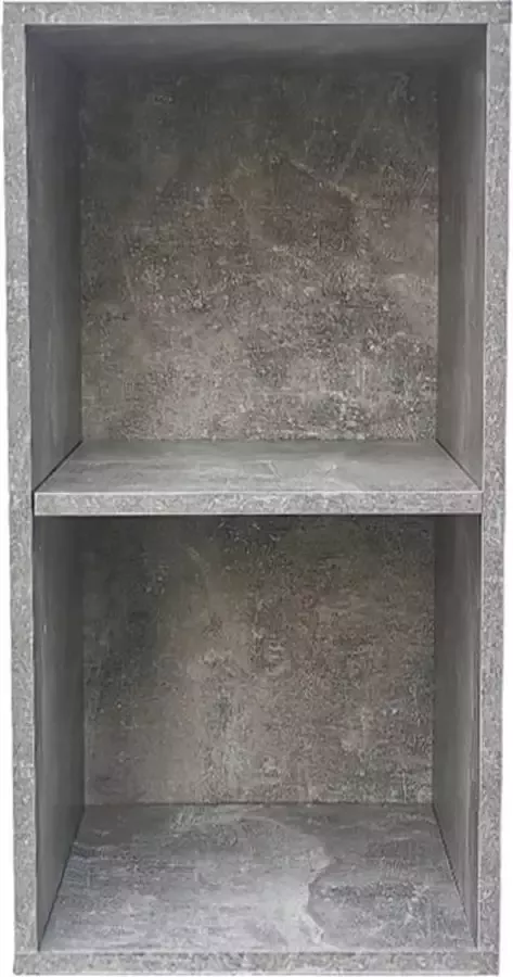 VDD Vakkenkast Vakkie 2 open vakken opbergkast boekenkast wandkast grijs beton