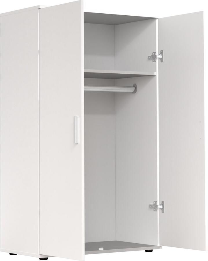 VDD Kledingkast kinderkamer hanggedeelte en legplank 120 cm hoog