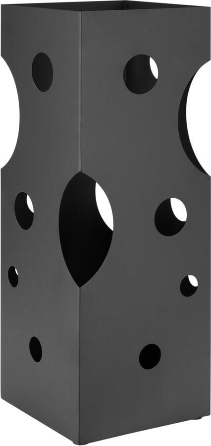 VDD Paraplubak Parapluhouder Paraplubak zwart Paraplubakken Paraplubak zwart metaal Paraplubak metaal Paraplu bak aluminium modern Vierkant