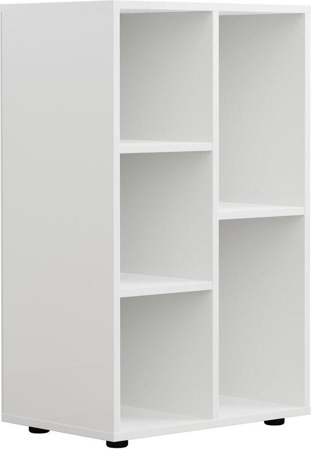 VDD Vakkenkast Vakken kast Vakkenkast Roomdivider Vakkenkast Wit Wandkast Wand kast Boekenkast Wit Boeken kast wit 5 vakken