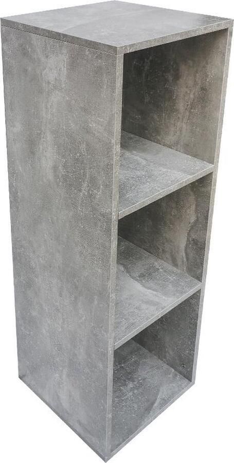 VDD Vakkenkast Vakkie 3 open vakken opbergkast boekenkast wandkast industrieel grijs beton
